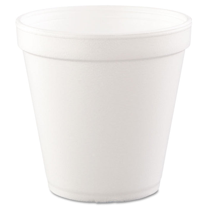 Foam Containers, 16 oz, White, 25/Bag, 20 Bags/Carton