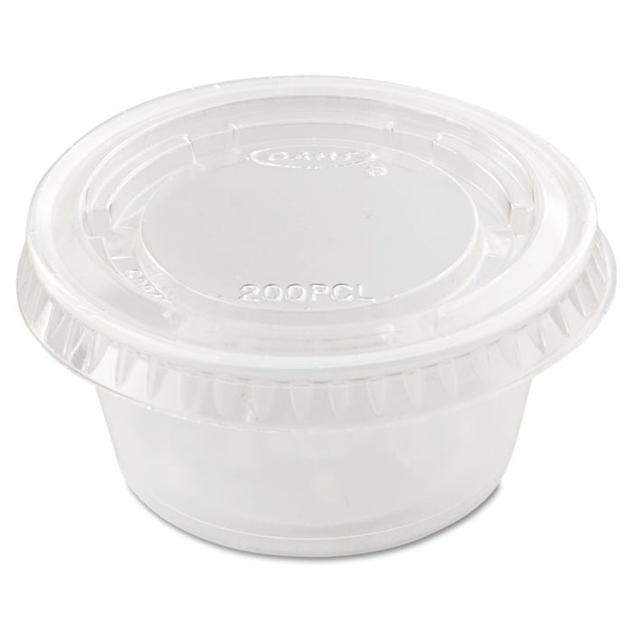 Complements Portion/Medicine Cup Lids, Plastic, Clear, 2500/Carton