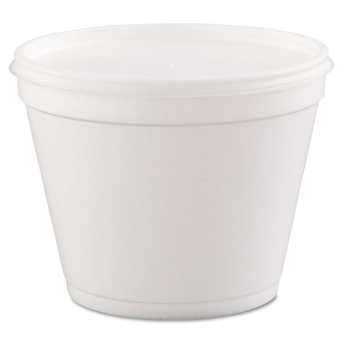 Foam Containers, 24 oz, White, 25/Bag, 20 Bags/Carton