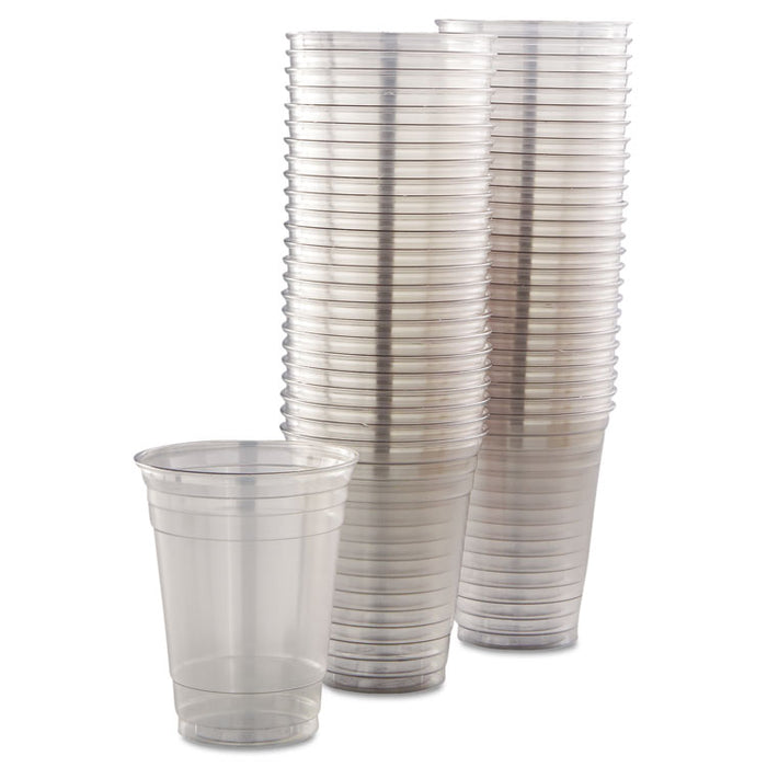 Ultra Clear Cups, Squat, 16 oz, PET, 50/Bag, 1000/Carton