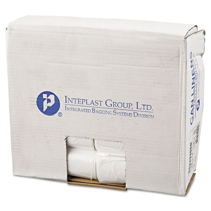 High-Density Commercial Can Liners, 16 gal, 6 microns, 24" x 33", Natural, 1,000/Carton