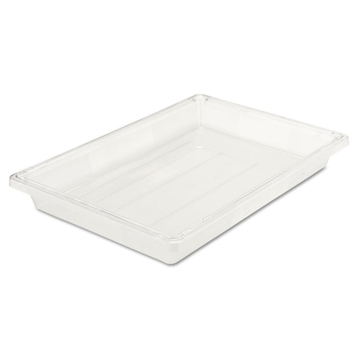Food/Tote Boxes, 5gal, 26w x 18d x 3 1/2h, Clear