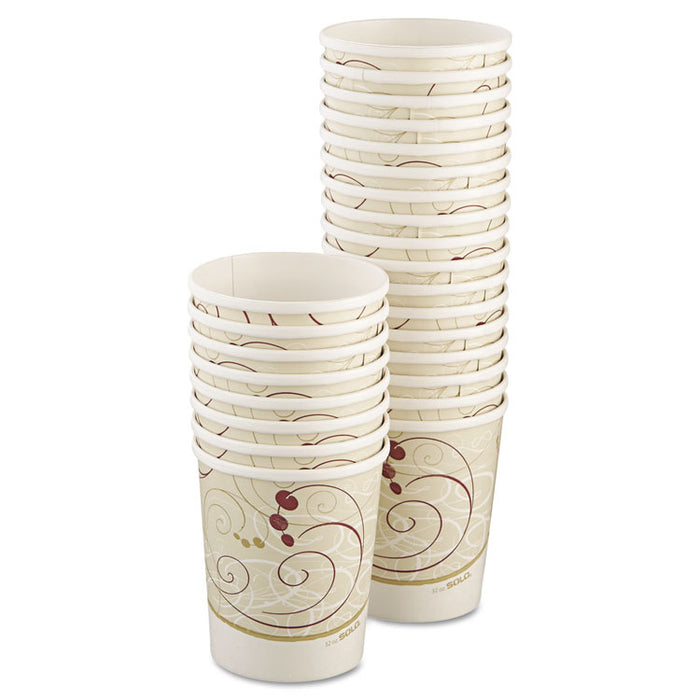 Flexstyle Double Poly Paper Containers, 32oz, Symphony Design, 500/Carton