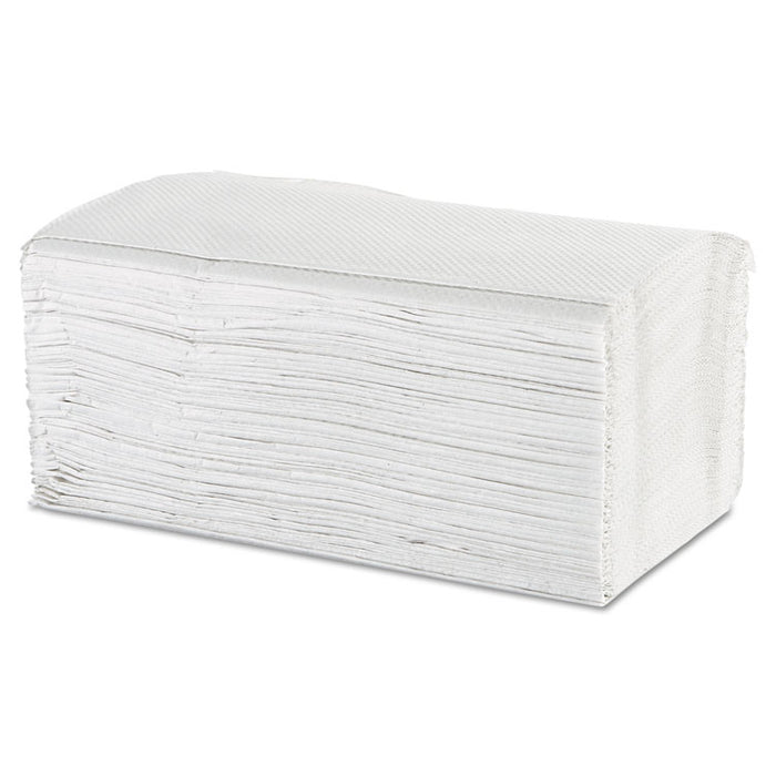 Singlefold Towels, 1 Ply, 9.5 x 9, White, 250/Pack, 16 Packs/Carton