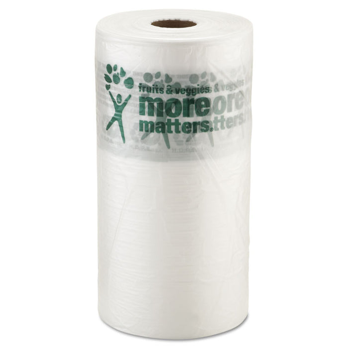Produce Bags, 9 microns, 10" x 15", Clear, 1400/Roll, 4 Rolls/Carton
