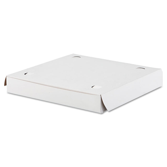 Lock-Corner Pizza Boxes, 10 x 10 x 1.5, White, Paper, 100/Carton