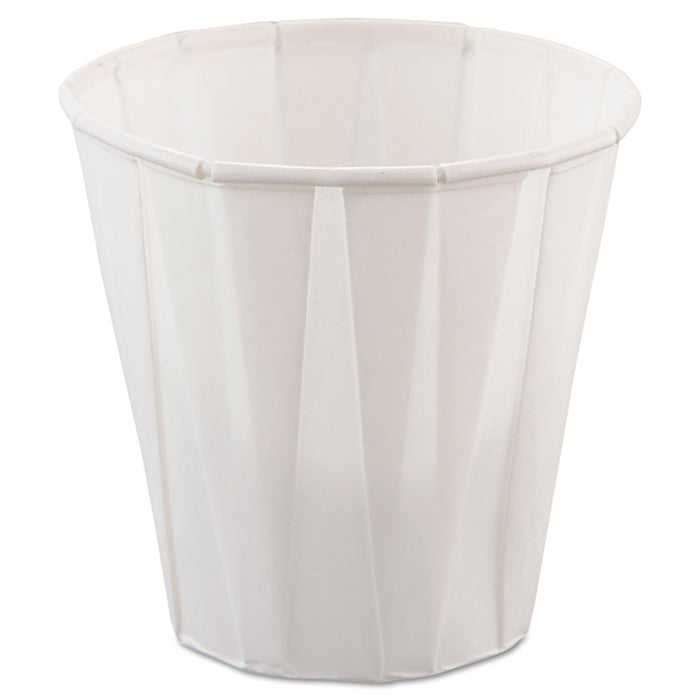 Paper Medical & Dental Treated Cups, 3.5oz, White, 100/Bag, 50 Bags/Carton