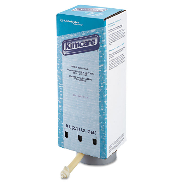 Essential Hair & Body Wash, Golden Color, Citrus Floral Scent, 8L Refill, 2/CT