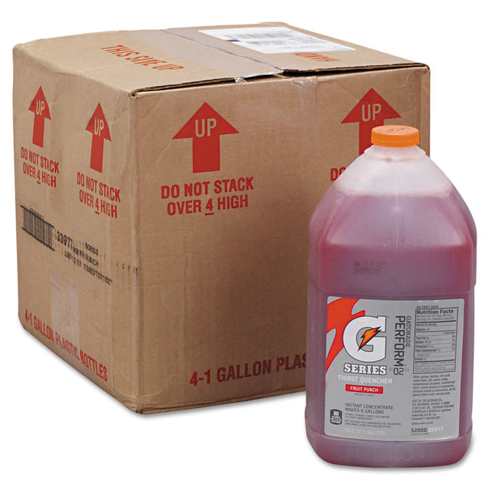 Liquid Concentrate, Fruit Punch, One Gallon Jug, 4/Carton