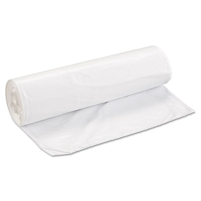 Linear Low Density Can Liners, 33 gal, 0.6 mil, 33" x 39", White, 150/Carton
