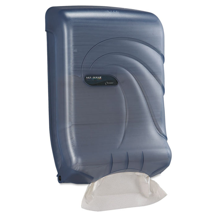 Ultrafold Multifold/C-Fold Towel Dispenser, Oceans, 11.75 x 6.25 x 18, Arctic Blue