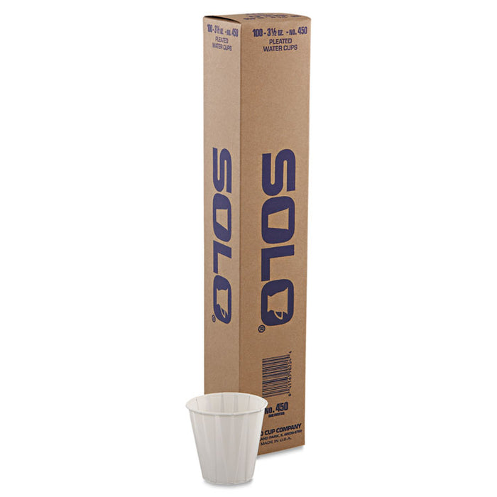 Paper Medical & Dental Treated Cups, 3.5oz, White, 100/Bag, 50 Bags/Carton