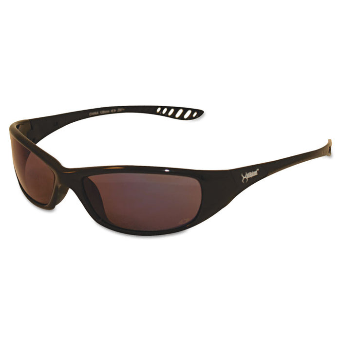 V40 HellRaiser Safety Glasses, Black Frame, Indoor/Outdoor Lens