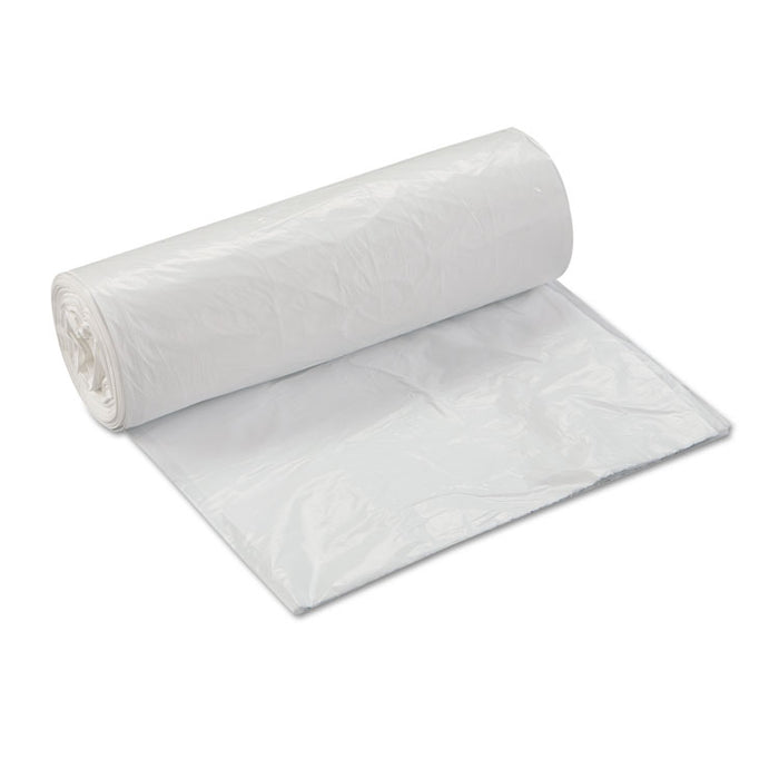 Low-Density Commercial Can Liners, 30 gal, 0.7 mil, 30" x 36", White, 200/Carton