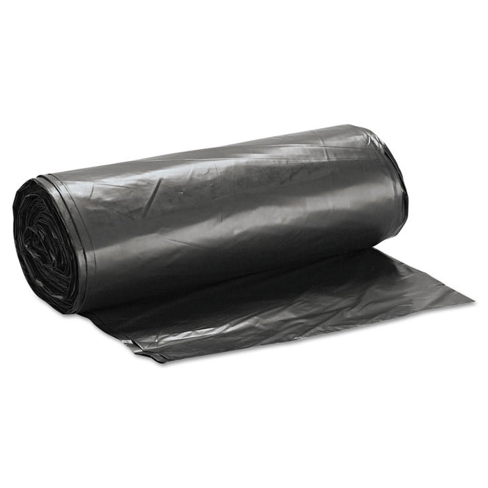 Low-Density Commercial Can Liners, 60 gal, 1.4 mil, 38" x 58", Black, 100/Carton
