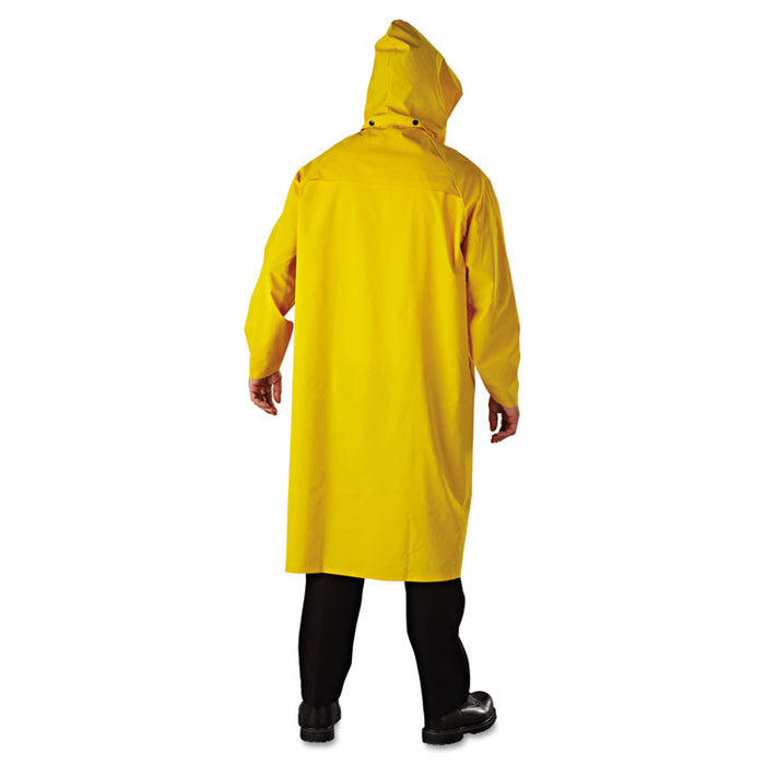 Raincoat, PVC/Polyester, Yellow, X-Large