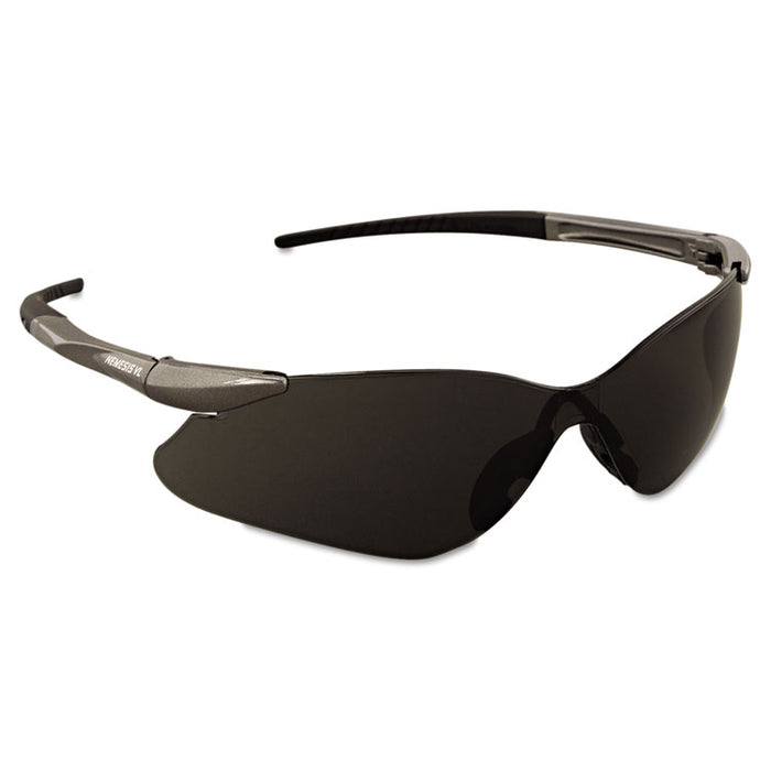 V30 Nemesis VL Safety Glasses, Gun Metal Frame, Smoke Lens