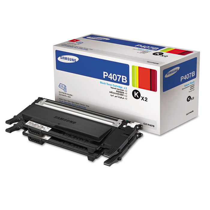 CLT-P407B (SU386A) Toner, 1500 Page-Yield, Black