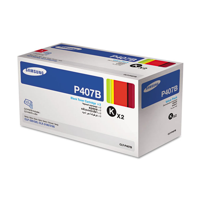 CLT-P407B (SU386A) Toner, 1500 Page-Yield, Black