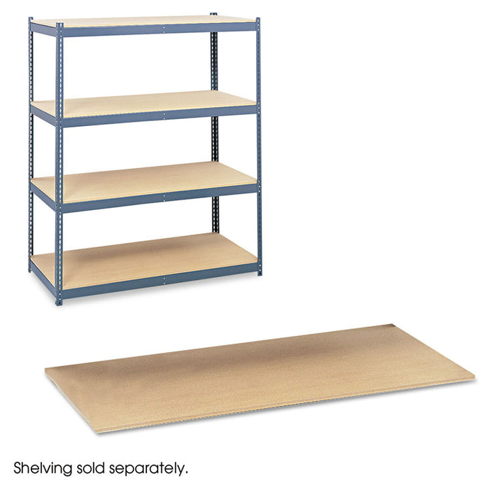 Particleboard Shelves for Steel Pack Archival Shelving, 69w x 33d x 84w, Box of 4