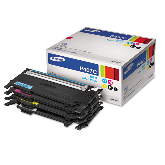 CLT-P407C (SU389A) Toner, Black/Cyan/Magenta/Yellow
