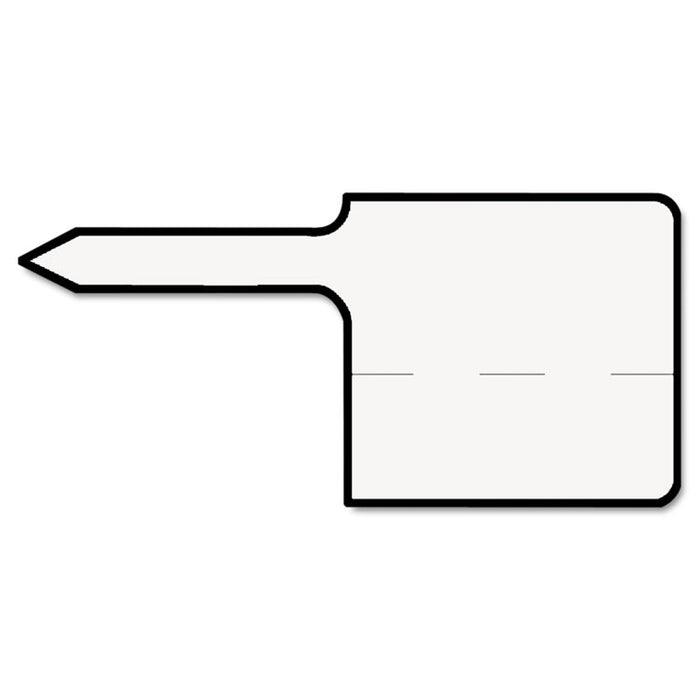 LW Price Tag Labels, 0.93" x 0.87", White, 400 Labels/Roll