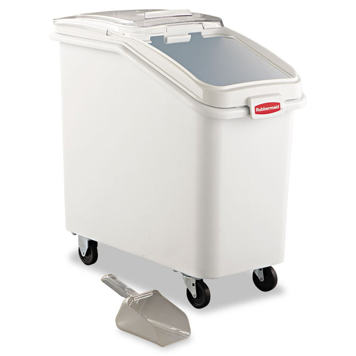 ProSave Mobile Ingredient Bin, 26.18 gal, 15.5 x 29.5 x 28, White, Plastic