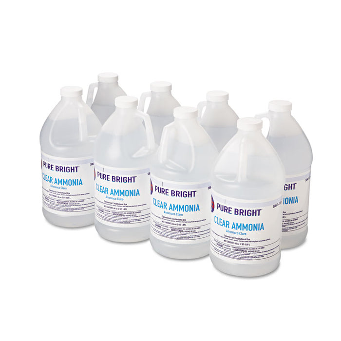 Clear Ammonia, 64oz Bottle, 8/Carton