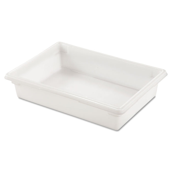 Food/Tote Boxes, 8.5 gal, 26 x 18 x 6, White, Plastic