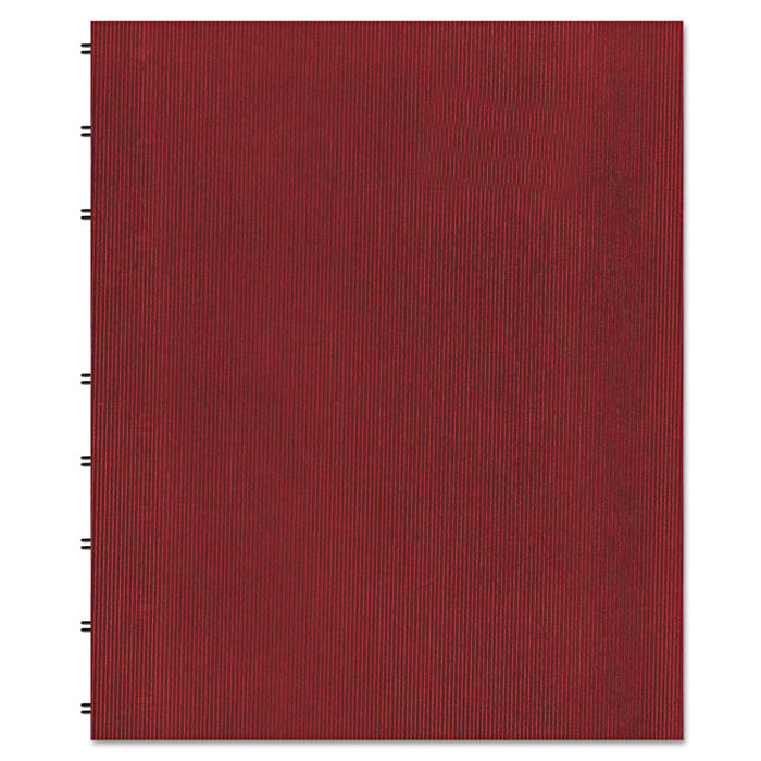 MiracleBind Notebook, 1 Subject, Medium/College Rule, Red Cover, 11 x 9.06, 75 Sheets
