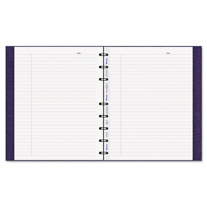 MiracleBind Notebook, 1 Subject, Medium/College Rule, Purple Cover, 9.25 x 7.25, 75 Sheets