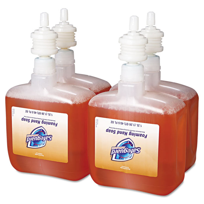 Antibacterial Foam Hand Soap, Pleasant Scent, 1200mL Bottle, 4/Carton