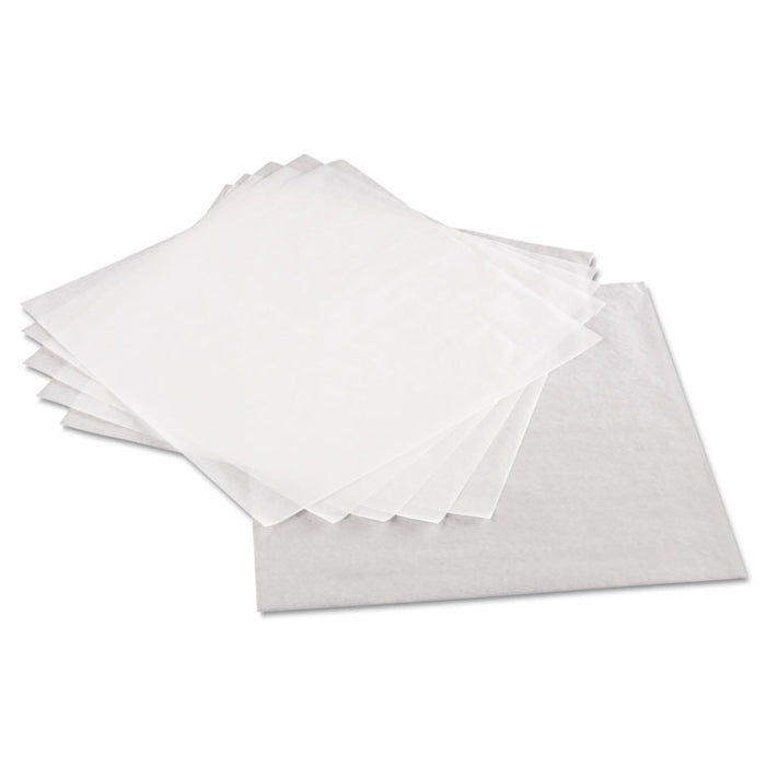 Deli Wrap Dry Waxed Paper Flat Sheets, 15 x 15, White, 1000/Pack, 3 Packs/Carton