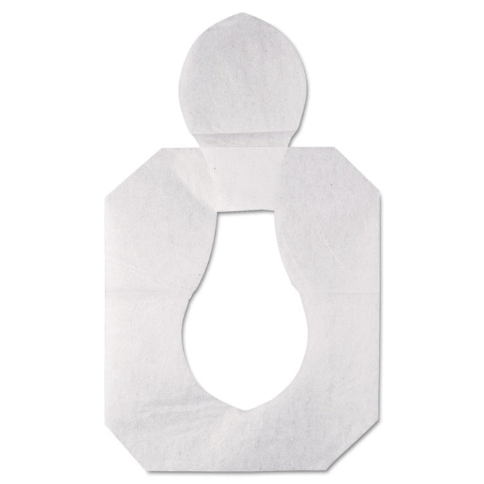 Health Gards Toilet Seat Covers, Half-Fold, 14.25 x 16.5, White, 250/Pack, 4 Packs/Carton