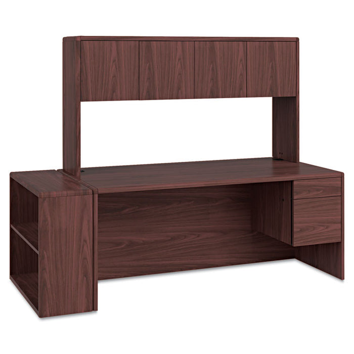 10700 Series Single 3/4 Right Pedestal Desk, 72w x 36d x 29.5h, Mahogany