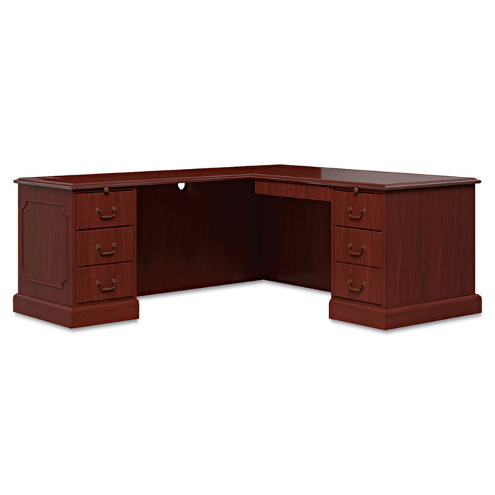 94000 Series "L" Workstation Left Return, 48w x 24d x 29-1/2h, Mahogany