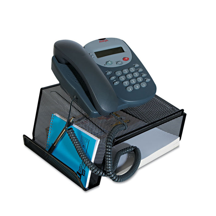 Mesh Desktop Telephone Stand, Black