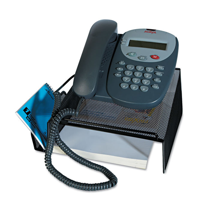 Mesh Desktop Telephone Stand, Black