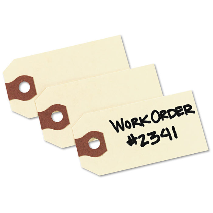 Unstrung Shipping Tags, 11.5 pt Stock, 2.75 x 1.38, Manila, 1,000/Box