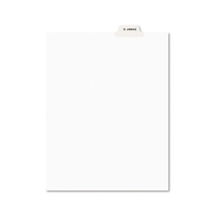Avery-Style Preprinted Legal Bottom Tab Dividers, Exhibit Q, Letter, 25/Pack