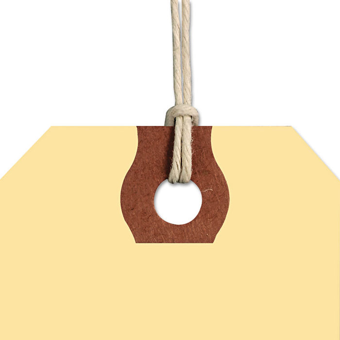Strung Shipping Tags, 13pt. Stock, 3 3/4 x 1 7/8, Manila, 1,000/Box