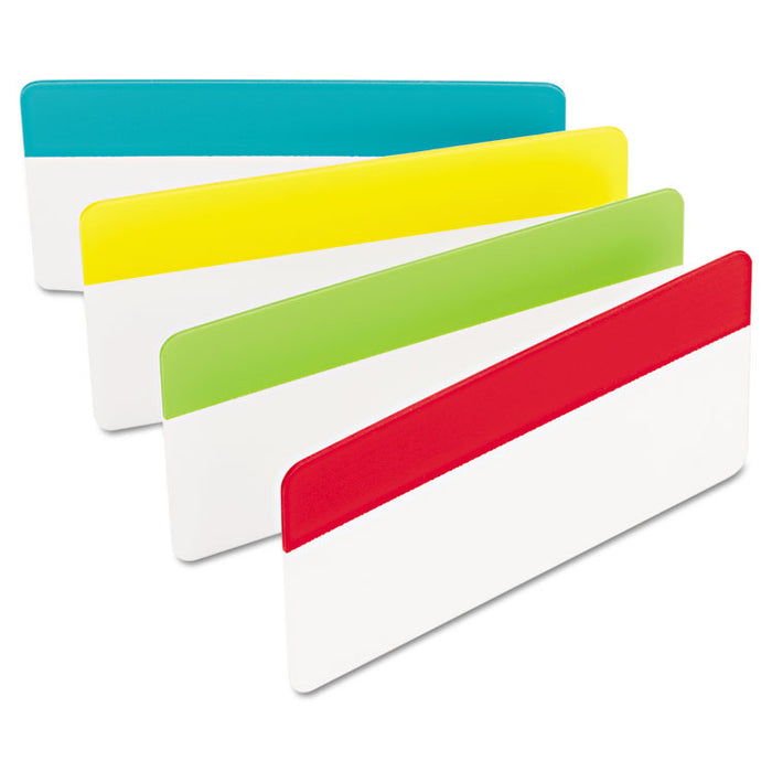 2" and 3" Tabs, 1/3-Cut Tabs, Assorted Colors, 3" Wide, 24/Pack