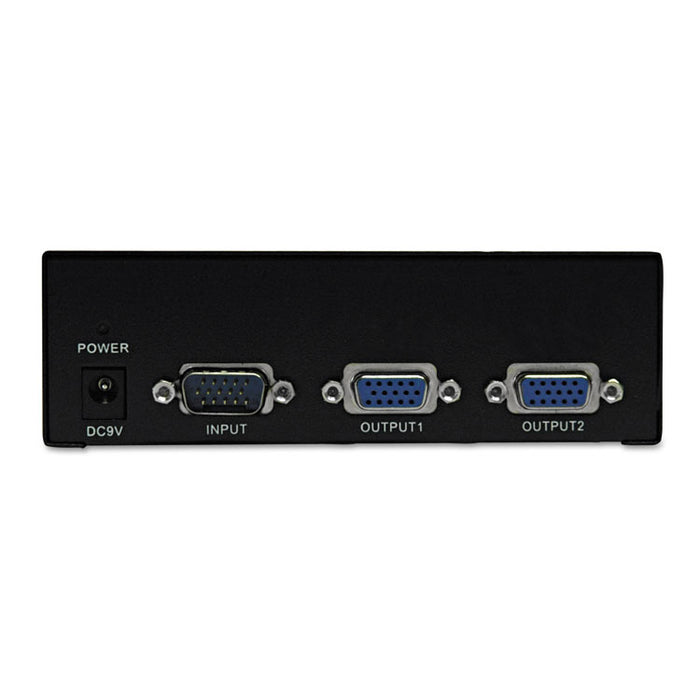 VGA/SVGA Video Splitter with Signal Booster, HD15 M/2xF, 2 Ports