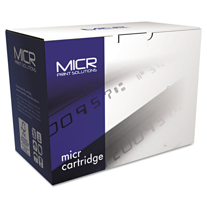 Compatible CE390A(M) (90AM) MICR Toner, 10,000 Page-Yield, Black