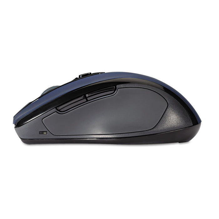 Pro Fit Mid-Size Wireless Mouse, 2.4 GHz Frequency/30 ft Wireless Range, Right Hand Use, Sapphire Blue