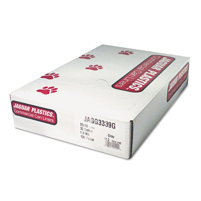 Industrial Strength Low-Density Commercial Can Liners, 16 gal, 0.35 mil, 24" x 32", Black, 500/Carton