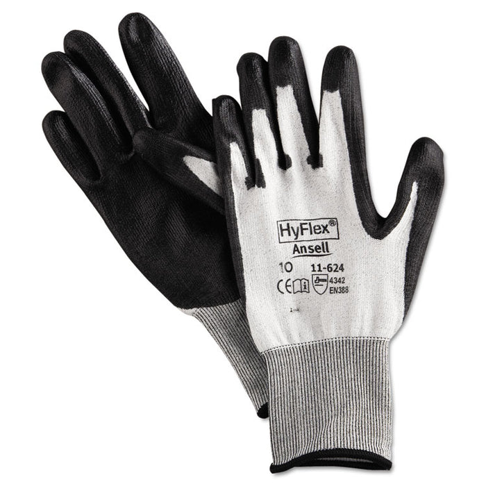 HyFlex Dyneema Cut-Protection Gloves, Gray, Size 10, 12 Pairs