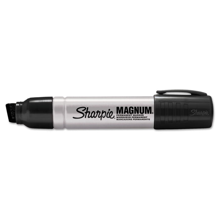 Magnum Permanent Marker, Broad Chisel Tip, Black