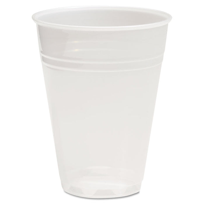 Translucent Plastic Cold Cups, 7 oz, Polypropylene, 100 Cups/Sleeve, 25 Sleeves/Carton
