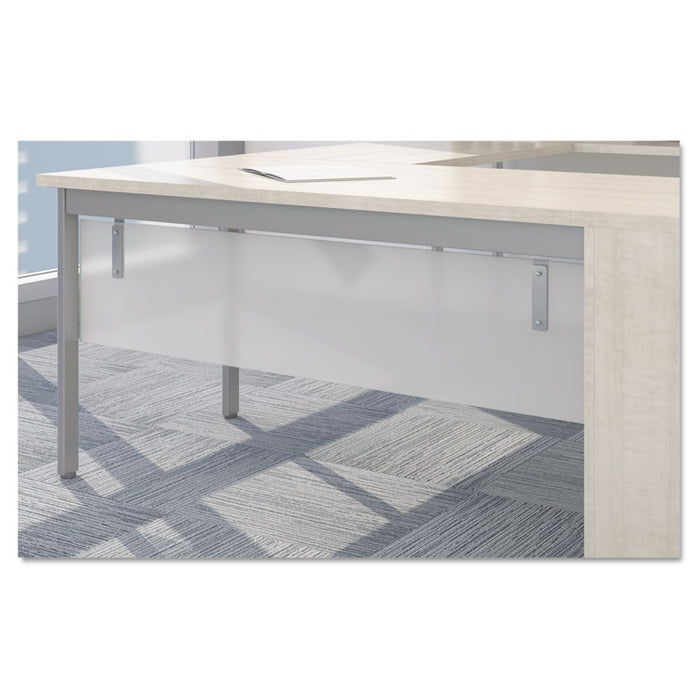 e5 Series Below-Surface Modesty Panel, 54w x 0.19d x 12h, Green Crystal Ice